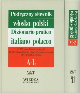 Podręczny słownik włosko-polski Tom 1 i 2 - Meisels Wojciech 