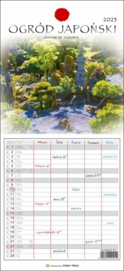 Kalendarz 2023 Wieloplanszowy - Ogród japoński - Praca zbiorowa
