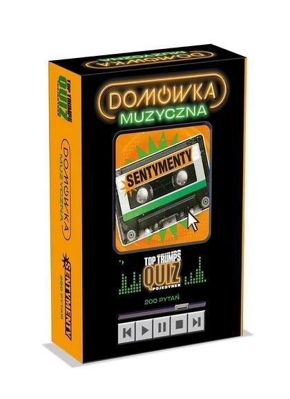 <img src='https://webimage.pl/pics/910/4/d5036905064910.jpg' style='height:440px' /> Top Trumps Quiz Box Domówka Muzyczna Sentymenty