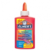 Elmer’s zmywalny kolorowy klej PVA, różowy, 147 ml - doskonały do Slime (2109491)