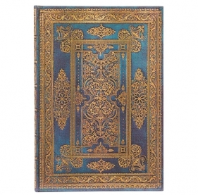 Notatnik w linie Paperblanks Blue Luxe Midi