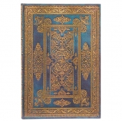 Notatnik w linie Paperblanks Blue Luxe Midi