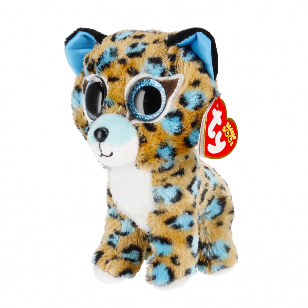 Beanie Boos - Cobalt - niebieski lampart, 10cm
