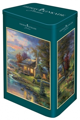 Puzzle 500 THOMAS KINKADE Cud natury (puszka)