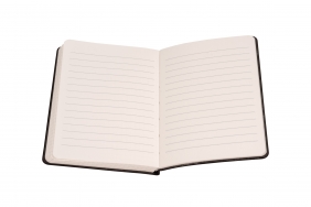 Notes z długopisem A6 w pudełku - Czarny