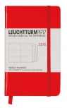 Kalendarz 2015 Pocket Leuchtturm1917 tygodniowy czerwony