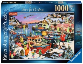 Ravensburger, Puzzle 1000: W domu na święta (13991)