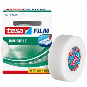 Taśma biurowa Invisible mleczna 33m x 19mm