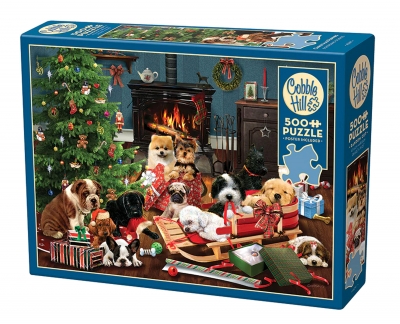 Puzzle 500 Świąteczne szczenięta 113072