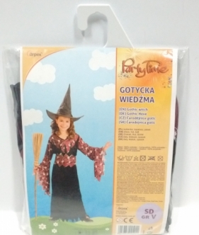 Strój gotycka wiedźma
