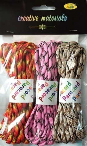 Zestaw paracord 2,8mb 3 kolory