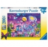 Ravensburger, Puzzle XXL 200: Kosmiczne miasto (13291) Wiek: 8+