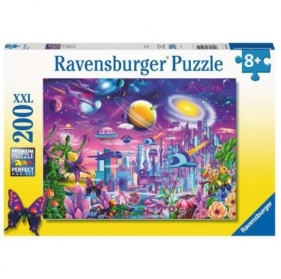 Ravensburger, Puzzle XXL 200: Kosmiczne miasto (13291)