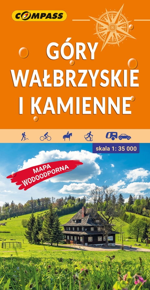 Góry Wałbrzyskie i Kamienne Mapa laminowana Wyd 2 / Compass