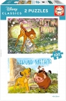 Puzzle Bambi & Król Lew 2 x 100 el 114077 6+