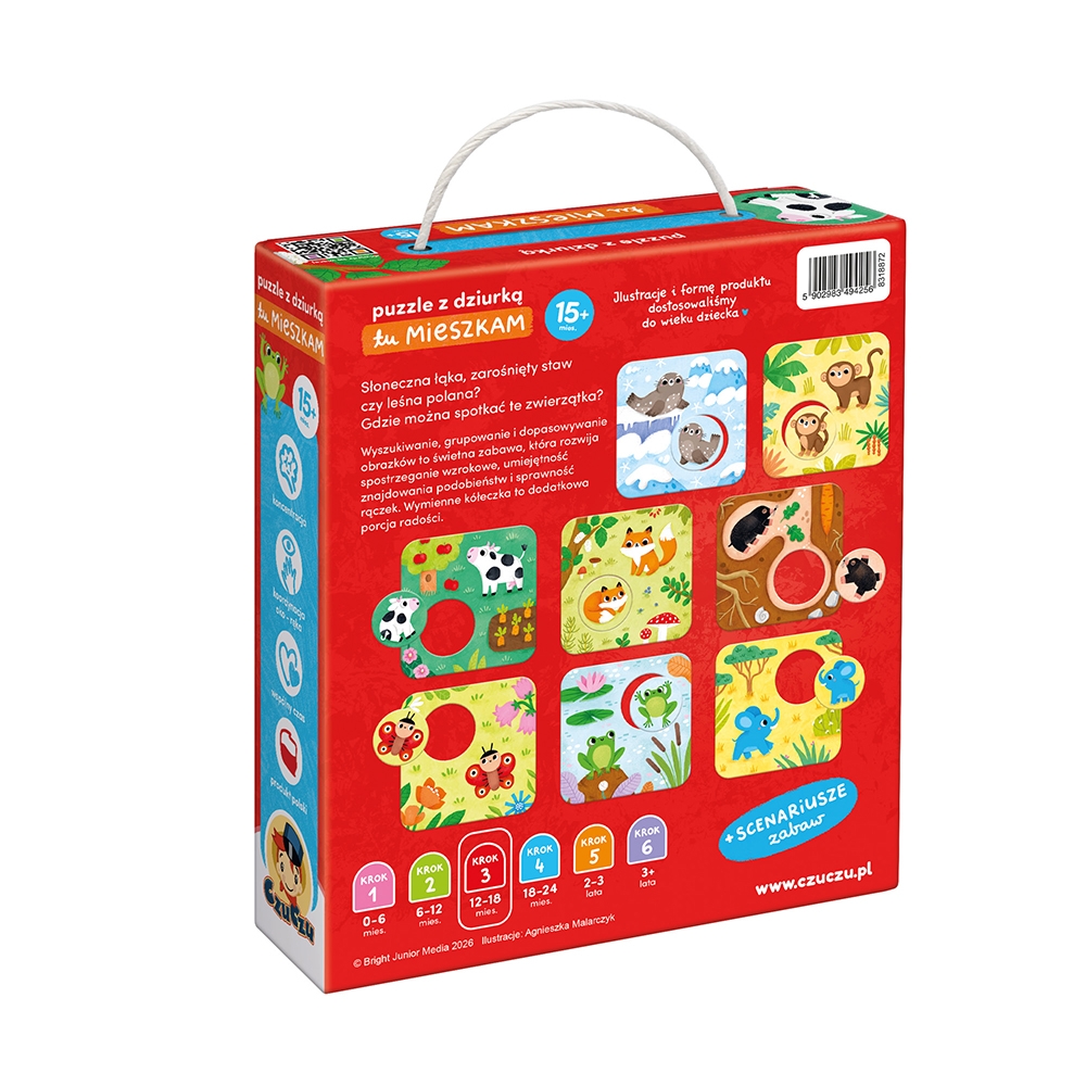 Czuczu, Puzzle z dziurką - Tu mieszkam 15m+
