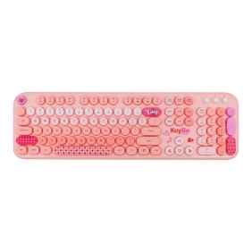 Klawiatura bezprzewodowa Keybe - Lovely Pink