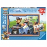Ravensburger, Puzzle 2w1: Psi Patrol w akcji (075911)