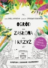 Ogród, zasłona i krzyż. Książeczka z zabawami i kolorowanka Carl Laferton