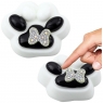 Gniotek Kocia łapka antystres Squishy biało-czarna