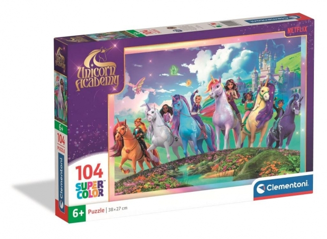 Puzzle 104 Super Kolor Unicorn Academy
