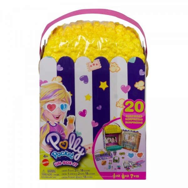 Zestaw figurek Polly Pocket popcorn z niespodziankami (GVC96)