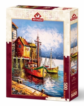 Artpuzzle, Puzzle 500: Pomarańczowy port (5091)