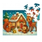 Puzzle drewniane – Christmas – Świąteczni przyjaciele, 50 el. (5091)
