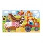 Puzzle sensoryczne - Jadę traktorem, 20 el. (DOB10912)