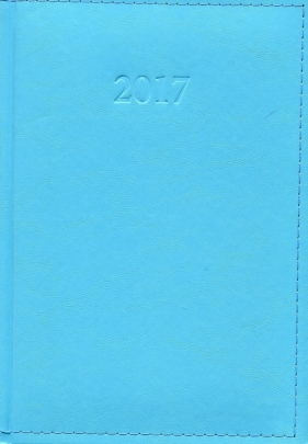 Kalendarz 2017 KKA-5TL Książkowy LUX niebieski