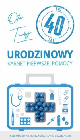 Karnet urodziny 40