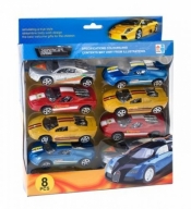 Auto wyścigowe 8szt