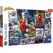 Puzzle 500: Plakaty z superbohaterem (37391)