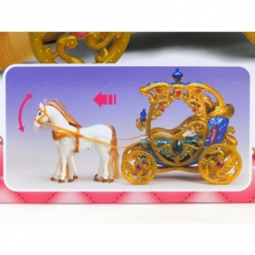 Lalka Adar karoca z koniem, koń na baterie - chodzący 29 cm (504912)