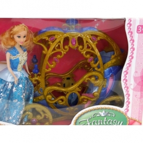 Lalka Adar karoca z koniem, koń na baterie - chodzący 29 cm (504912)
