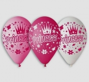 Balony Premium Księżniczki 5 sztuk