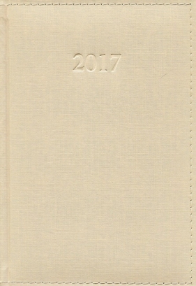 Kalendarz 2017 KKA-5DL Książkowy LUX kawa z mlekiem