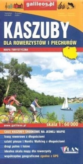 Mapa dla rowerzystów i piechurów - Kaszuby - Opracowanie zbiorowe