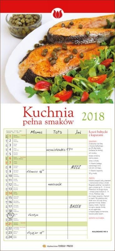 Kalendarz wieloplanszowe 2018 - Kuchnia pełna...