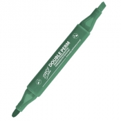 Marker permanentny Double perm zielony 10 sztuk (49291)