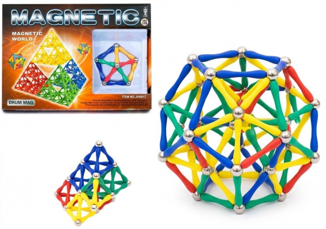 <img src='https://webimage.pl/pics/913/3/d5903943013913.jpg' style='height:440px' /> Klocki magnetyczne 52el świecące w ciemności