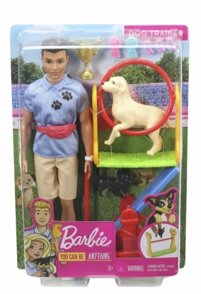 Barbie: Lalka Ken - trener psów (GJM32/GJM34)