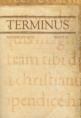 Terminus rocznik XIV 2012 zeszyt 25