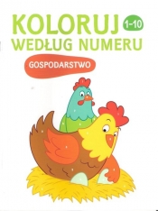 Koloruj według numeru Gospodarstwo