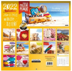 Kalendarz 2022 ścienny Classic Życzenia (KALCLASŻYCZENIA22)