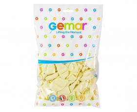 Balony makaroniki - Kość Słoniowa, G90, 25 cm, 100 szt. (G90/59)