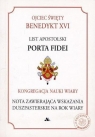 List apostolski Porta Fidei Benedykt XVI