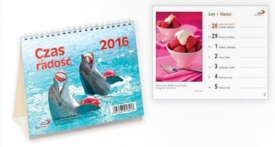 Kalendarz biurkowy Czas na radość 2016
