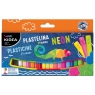 Plastelina Kidea, 24 kolory - neon (DRF-068913)