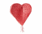 Piniata czerwone serce 45x45cm